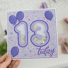 Crafter's Companion Shaker Number Stamp and Die Set