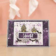 Crafter's Companion Spooky Sentiment Frame Stamp and Die Sets