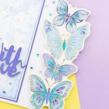 Crafter's Companion Vertical Edge 3-piece Stamp and Die Set of 2