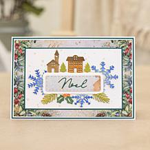 Crafter's Companion Winter Sentiment Frame Stamp and Die Kit