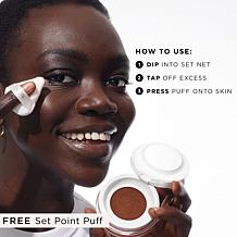 Creaseless 2-piece Setting Powder & Brush Set