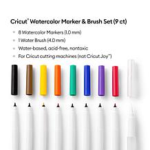 Cricut 9-piece Watercolor Marker and Brush Set