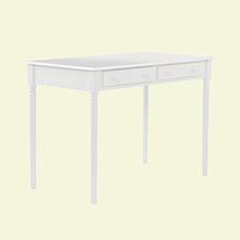 Crisp-White, 2-Drawer Writing Desk