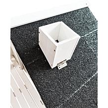 CritterSitters 27" Tall Outdoor Raised Pet House with Porch - White