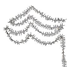 CUL 1000-Light 33-Foot Cluster Garland with Warm White LEDs