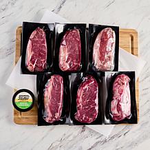 Curtis Stone 6-Count 10 oz. NY Strip Steaks & Butter Auto-Ship®