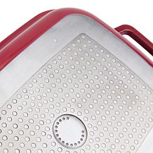 Curtis Stone 8.5-quart 2-in-1 Roaster with Grill Lid and 11 Recipes