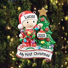 Custom Personalized Baby Decorating Tree Ornament