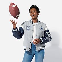 Dallas Cowboys NFL Starter Women's Cropped Varsity Jacket