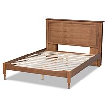 Danielle King Size Platform Storage Bed with Built-In Shelves