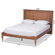 Danielle Queen Size Platform Storage Bed with Built-In Shelves