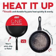 DASH Nonstick Hard Anodized 2-piece Fry Pan Set