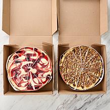 David's Cookies 2 Cheesecakes-Strawberry & Chocolate Future Ship 12/1