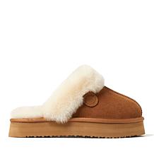 Dearfoams Fireside Women's Australian Shearling Scuff Slipper - Melton