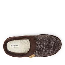 Dearfoams Men's Asher Quilted Marled Knit Clog Slipper