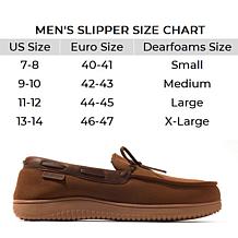 Dearfoams Men's Indoor Outdoor Microsuede Moccasin - Pierce