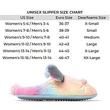 Dearfoams Unisex Adult Matching Family Bunny Clog Slipper