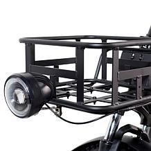 DeLorean 750W Folding Fat-Tire E-Trike with Pedal Assist and Throttle 