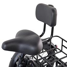 DeLorean 750W Folding Fat-Tire E-Trike with Pedal Assist and Throttle 