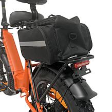 DeLorean 750W Low-Step Folding E-Bike w/Pedal Assist & Accessories