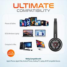 Delton 50X DSP ENC Noise Cancelling Computer Headset & Charging Dock