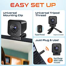 Delton C50 Wireless 1080p Webcam Computer Accessory for PC Laptop