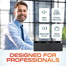 Delton KB90 Light-Powered Keyboard for PC/Laptop