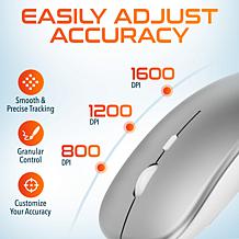 Delton N35 Wireless Keyboard and Mouse - White