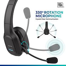 Delton Professional Wireless Headset w/Microphone & USB Dongle 2-pack