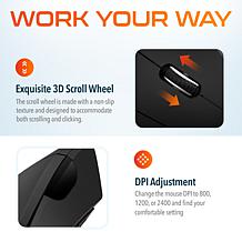 Delton S12 Ergonomic Vertical USB Wired Computer Mouse
