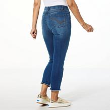 Democracy "Ab"solution® Embroidered Pocket Straight Leg Denim Jean
