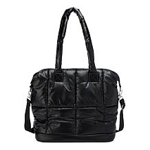 Denise Austin Puffer Day Tote with Cosmetic Bag