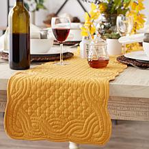 Design Imports 13" x 72" Quilted Farmhouse Table Runner