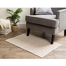 Design Imports 2' x 3' Reversible Diamond Recycled Yarn Rug