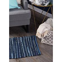 Design Imports 20"x 31.5" Reversible Rag Rug