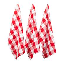 Design Imports 3-pack Buffalo Check Kitchen Towels