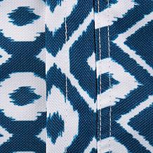 Design Imports 60" x 84" IKAT Outdoor Tablecloth with Zipper