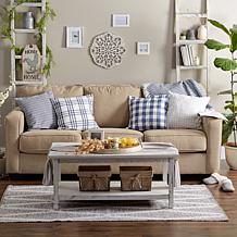 Design Imports Assorted Farmhouse Pillow Covers 18x18 Set of 4