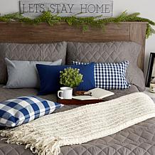 Design Imports Assorted Pillow Covers 12" x 20" Set of 4