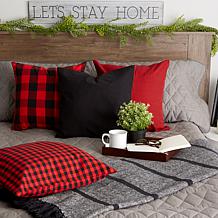 Design Imports Assorted Pillow Covers Set of 4
