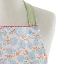 Design Imports Blue Blossom Printed Apron 