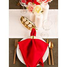 Design Imports Bon Apetit Sleur Heart Print Table Runner - 14" x 72"