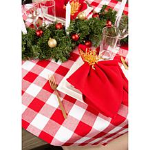 Design Imports Buffalo Check Tablecloth - 60" x 104"