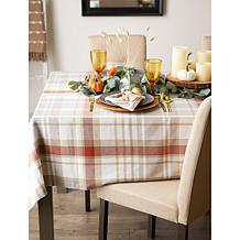 Design Imports Cozy Picnic Plaid 52" x 52" Tablecloth
