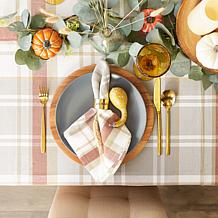 Design Imports Cozy Picnic Plaid 60" x 104" Tablecloth