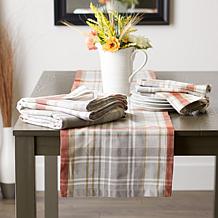 Design Imports Cozy Picnic Plaid 60" x 84" Tablecloth