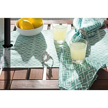 Design Imports Diamond Print Outdoor Napkin Set of 6