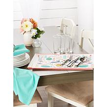 Design Imports Easter Folk Garden Embellished Placemat Set 6-pack