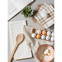 Design Imports Farmhouse Woven Kitchen Towel 5-pack