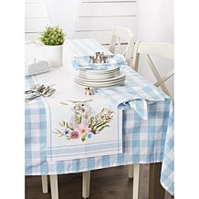 Design Imports Garden Bunny Printed Table Runner - 14" x 108"